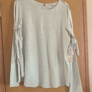 Light green long sleeve shirt